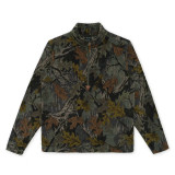 Men's Pullover Polar Fleece - Forest Camo
