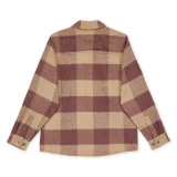 Women's Canadian Overshirt - Tan/Root Beer