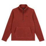 Women's Pullover Polar Fleece - Red Leaf