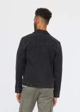 Men's Stretch Canvas Utility Jacket - Black