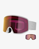 Sentry Pro Sigma Goggles - White/Poppy Red 
