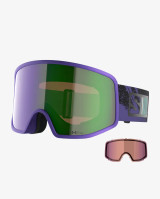 Sentry Pro Sigma Goggles - Ultraviolet/Emerald