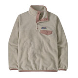 Women's Lightweight Synchilla® Snap-T® Fleece Pullover -Oatmeal Heather w/ Moonrise Taupe