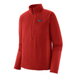 Men's R1® Fleece Pullover - Amanita Red
