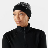Thermal Merino Reversible Cuffed Beanie - Black Deco Floral