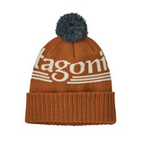  Powder Town Beanie - Hut Tripper Logo: Cinnamon Brown