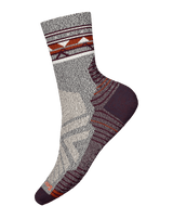 W's Hike Light Cushion Zig Zag Valley Mid Crew Socks - Ash/Charcoal