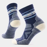 Women's Hike Light Cushion Zig Zag Valley Mid Crew Socks - Deep Navy