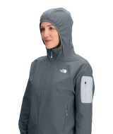 W's Tek Approach FUTUREFLEECE™ Hooded Jacket - Granite Grey