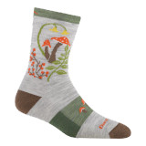 Women's Mellow Mushrooms Micro Crew Lightweight Hiking Socks - Ash