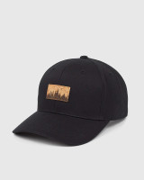Juniper Cork Patch Elevation Hat - Meteorite Black/Cork Patch