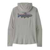 Men's Capilene® Cool Sun Hoody - Fitz Roy Trout - Back - Crisp Grey-Salt Grey X-Dye
