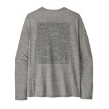 Men's Long-Sleeved Capilene® Cool Daily Shirt - Strataspire - Back - Feather Grey