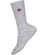 Women's Everyday Groovy Bloom Crew - Purple Eclipse