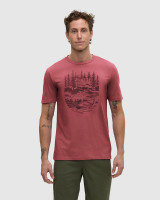 Men's Getaway T-Shirt - Rosewood/Graphite