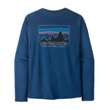 Men's Long-Sleeved Capilene Cool Daily Shirt - '73 Skyline - Clement Blue-Light Clement Blue X-Dye - Back