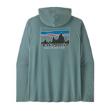 Men's Capilene Cool Daily Hoody - '73 Skyline - Blue sage-Light Blue Sage X-Dye