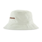 Bucket Hat - Text Logo: Birch White
