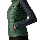 Women's Down Sweater Vest - Pockets