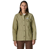 Women's Point Reyes Canvas Coat - Weathered Stone - Front