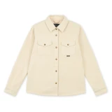 Women's Polar Fleece Overshirt - Oatmeal