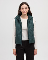 Women's Collins Vest - Dark Forest Green/Dark Forest Green