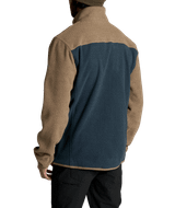 Men's Skorchr Fleece 1/4 Zip - Khaki/Storm Blue
