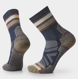 M Hike Light Cushion Striped Mid Crew Socks - Deep Navy
