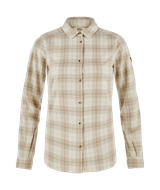 Women's Ovik Classic Flannel Shirt - Chalk/White Fossil