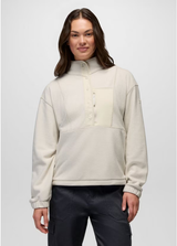 Women's Stretch Zion Fleece Half Snap - Beach Pebble