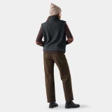 Women's Second Cut Fleece Vest - Charcoal