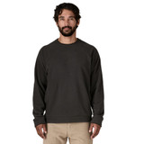 Men's Micro D® Fleece Crewneck - Black - Front