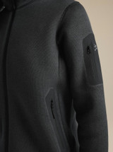 W's Covert Cardigan - Black Heather