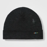 Thermal Merino Rib Beanie - Charcoal Heather 
