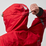 M's Riptide Splash Jacket - Red - Rear Hood Cinch