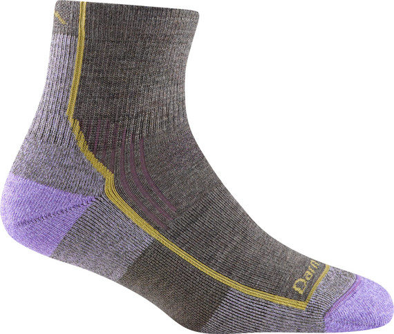 Women's Hiker Quarter Midweight Hiking Sock - Taupe