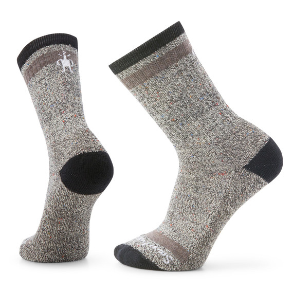 Everyday Larimer Crew Socks - Black/Taupe Heather Everyday Larimer Crew Socks - Black/Taupe Heather
