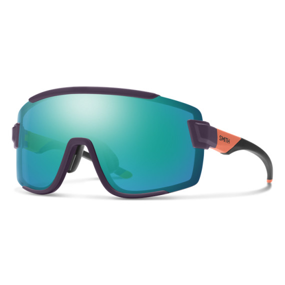 Matte Purple/Cinder?Hi Viz + ChromaPop Opal Purple Mirror Lens