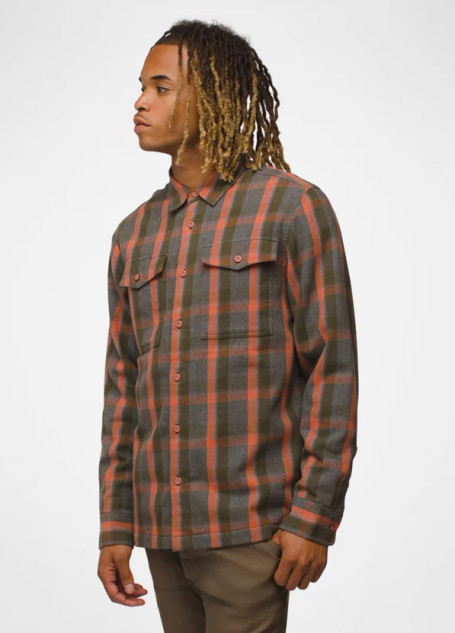 Men's Copper Skies Lined Flannel - Terracotta
