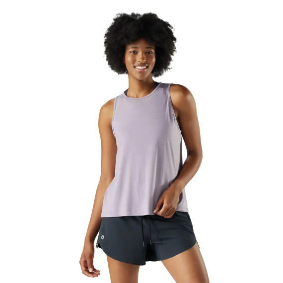 Women's Active Ultralite Hi Neck Tank - Purple Storm