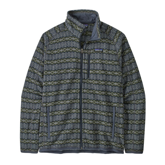 Men's Better Sweater Jacket - Woven Togerther: Smolder blue Men's Better Sweater Jacket - Woven Togerther: Smolder blue