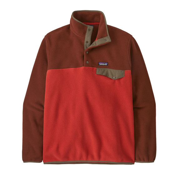 Men's Lightweight Synchilla Snap-T Fleece Pullover - Amanita Red  Men's Lightweight Synchilla Snap-T Fleece Pullover - Amanita Red