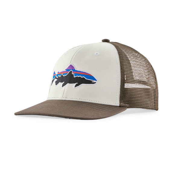 Fitz Roy Trout Trucker - White w/ Marlow Brown