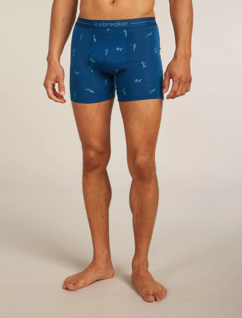 Men's Merino 150 Anatomica Boxers - Ski Day - Atlantis/Topaz/AOP Men's Merino 150 Anatomica Boxers - Ski Day - Atlantis/Topaz/AOP