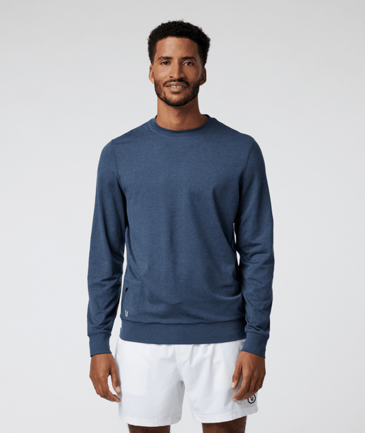 M's Ponto Performance Crew - Azure Heather M's Ponto Performance Crew - Azure Heather
