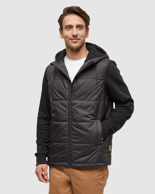 M's Coastal Hybrid Hoodie - Meteorite Black 