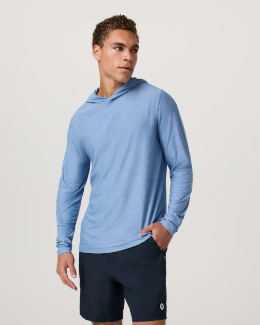 Men's Strato Tech Hoodie - Isle Blue Heather