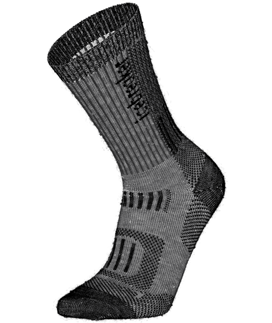 Men's Hike+ Mountaineer Mid Calf - Jet Heather/Black Men's Hike+ Mountaineer Mid Calf - Jet Heather/Black