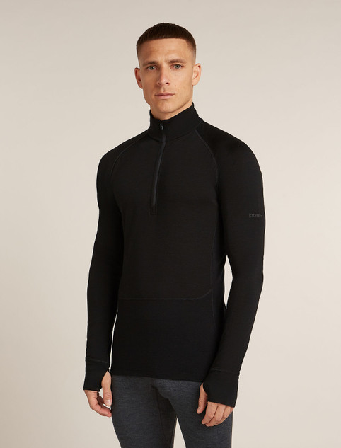 M's Merino 200 ZoneKnit Long Sleeve Half-Zip - Black M's Merino 200 ZoneKnit Long Sleeve Half-Zip - Black