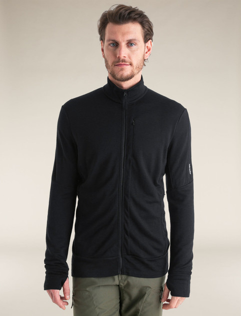 Men's Quantum IV Long Sleeve Zip Jacket - Black Men's Quantum IV Long Sleeve Zip Jacket - Black